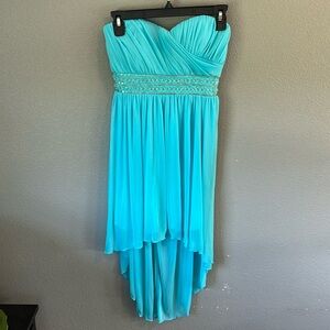 Sequin Heart High/Low Dress